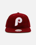 Mitchell & Ness Philadelphia Phillies 'Vintage Baseball' Vintage Fit Strapback Maroon