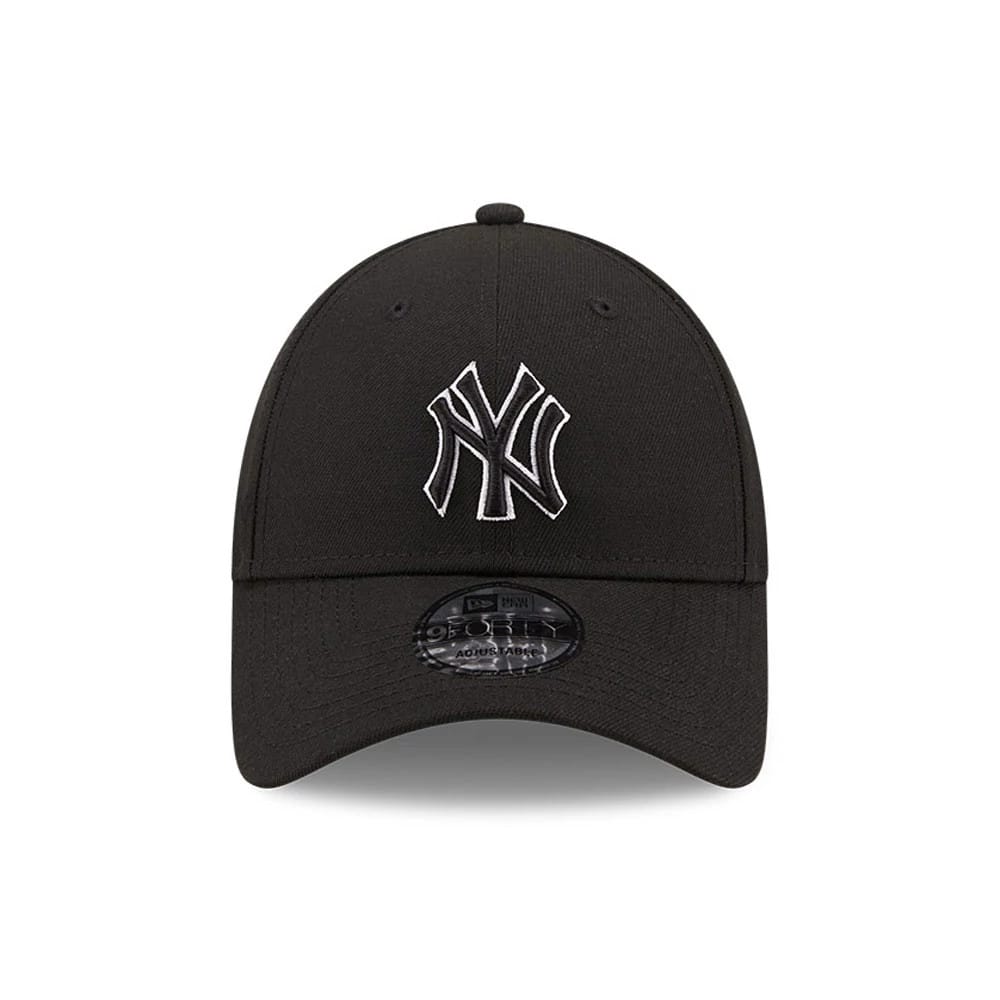 New York Yankees Pop Outline Black 9FORTY Cap