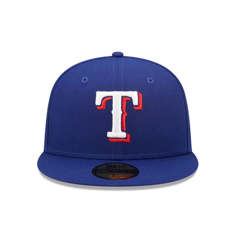 MLB Authentic On Field Texas Rangers Blue 59FIFTY Fitted Cap