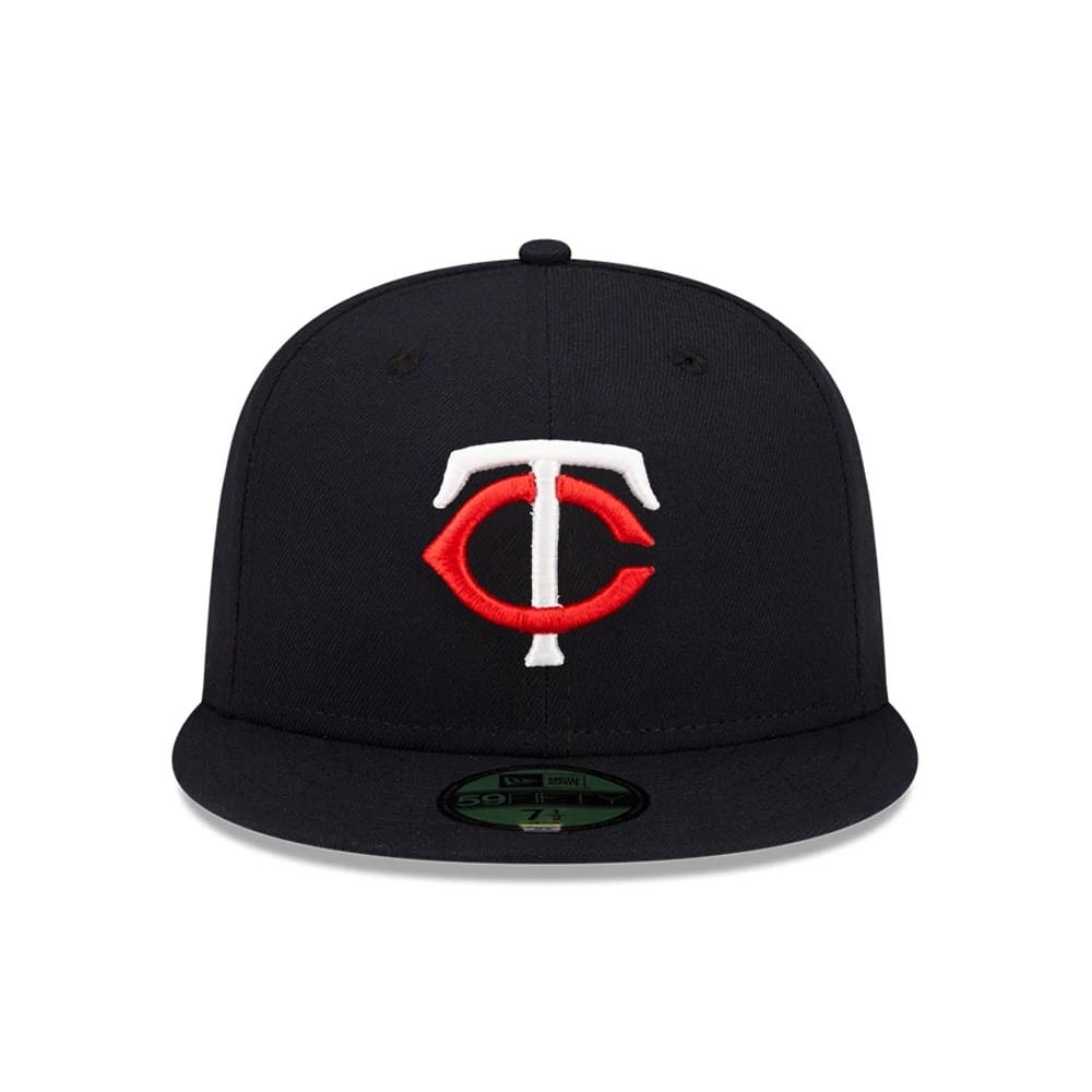 Minnesota Twins MLB Authentic On Field Navy 59FIFTY Fitted Cap
