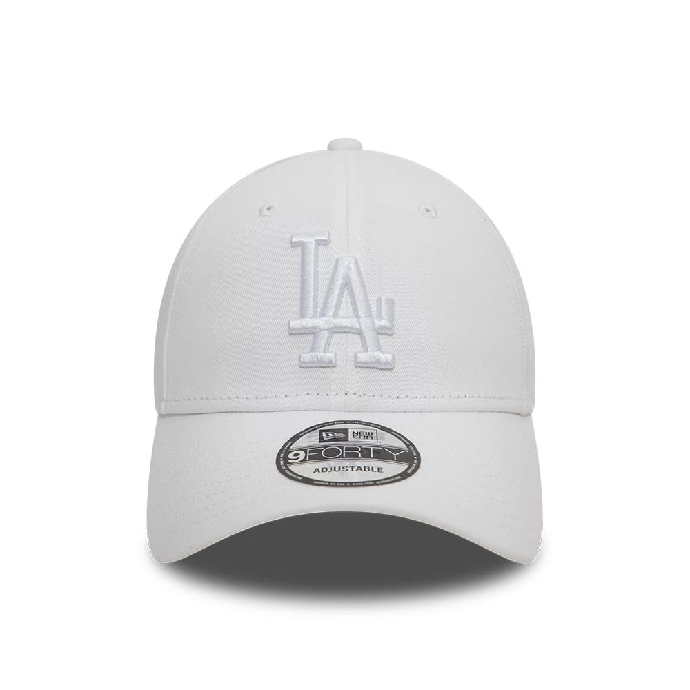 LA Dodgers League Essential White 9FORTY Adjustable Cap