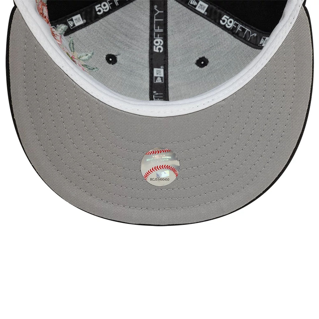 Chicago White Sox MLB Floral Black 59FIFTY Fitted Cap