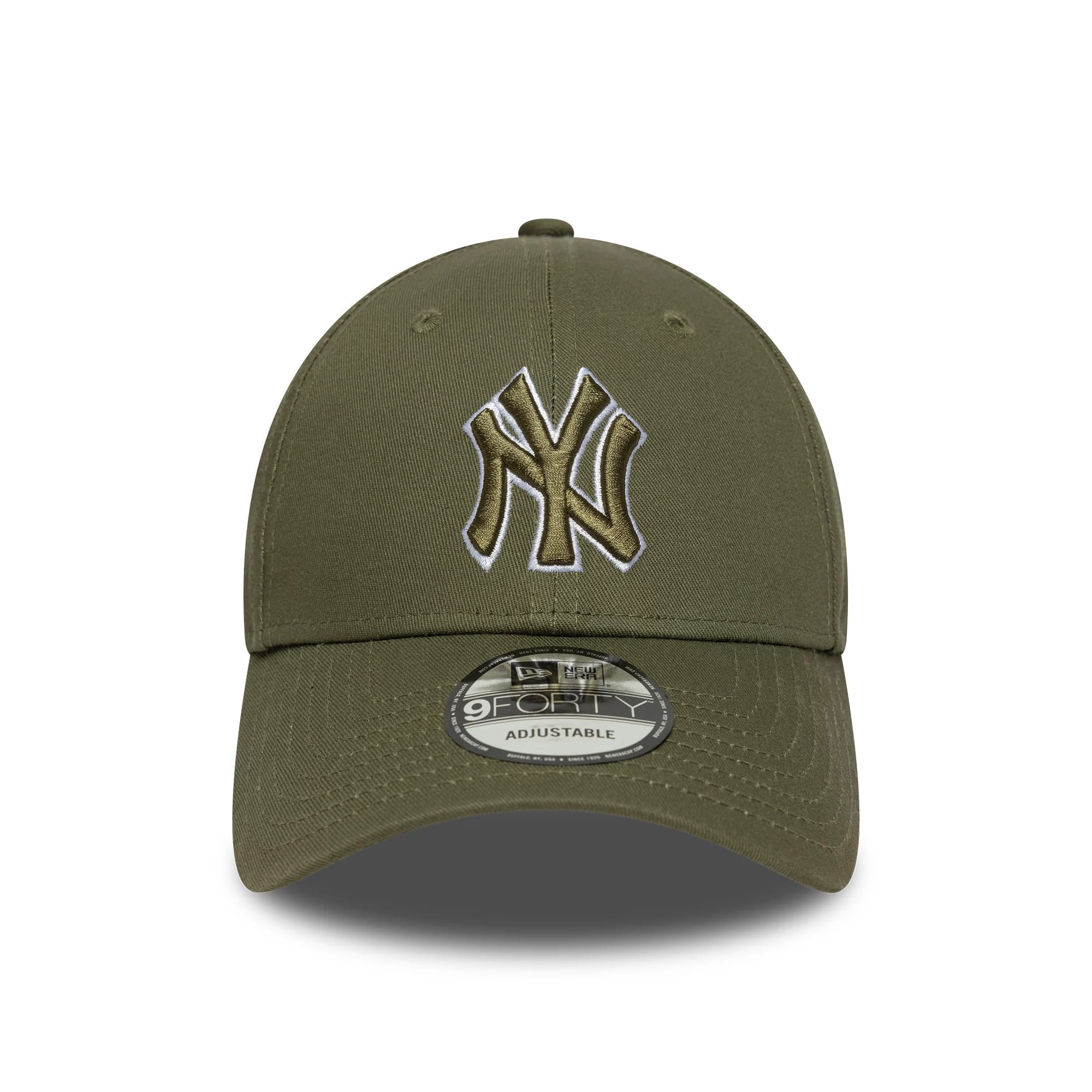 New York Yankees MLB Outline Dark Green 9FORTY Adjustable Cap