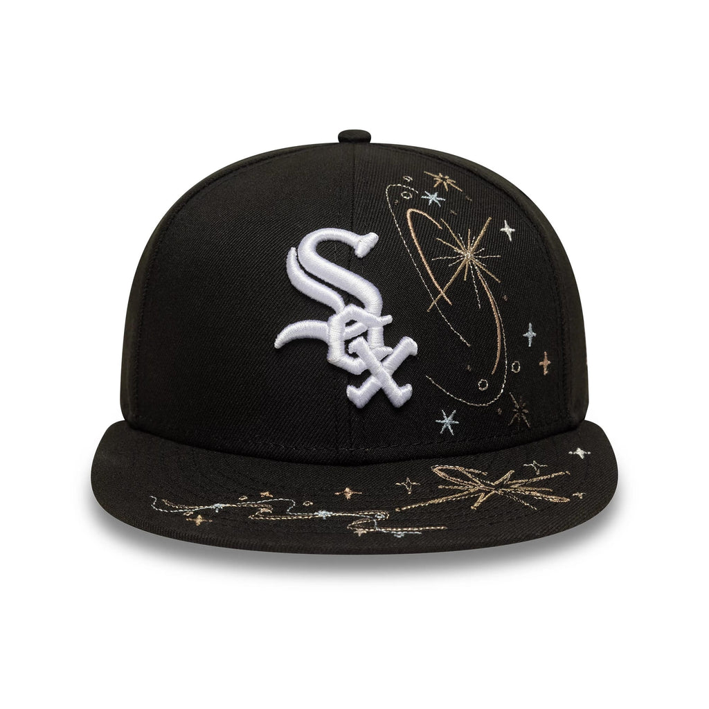 Chicago White Sox MLB Zodiac Black 59FIFTY Fitted Cap