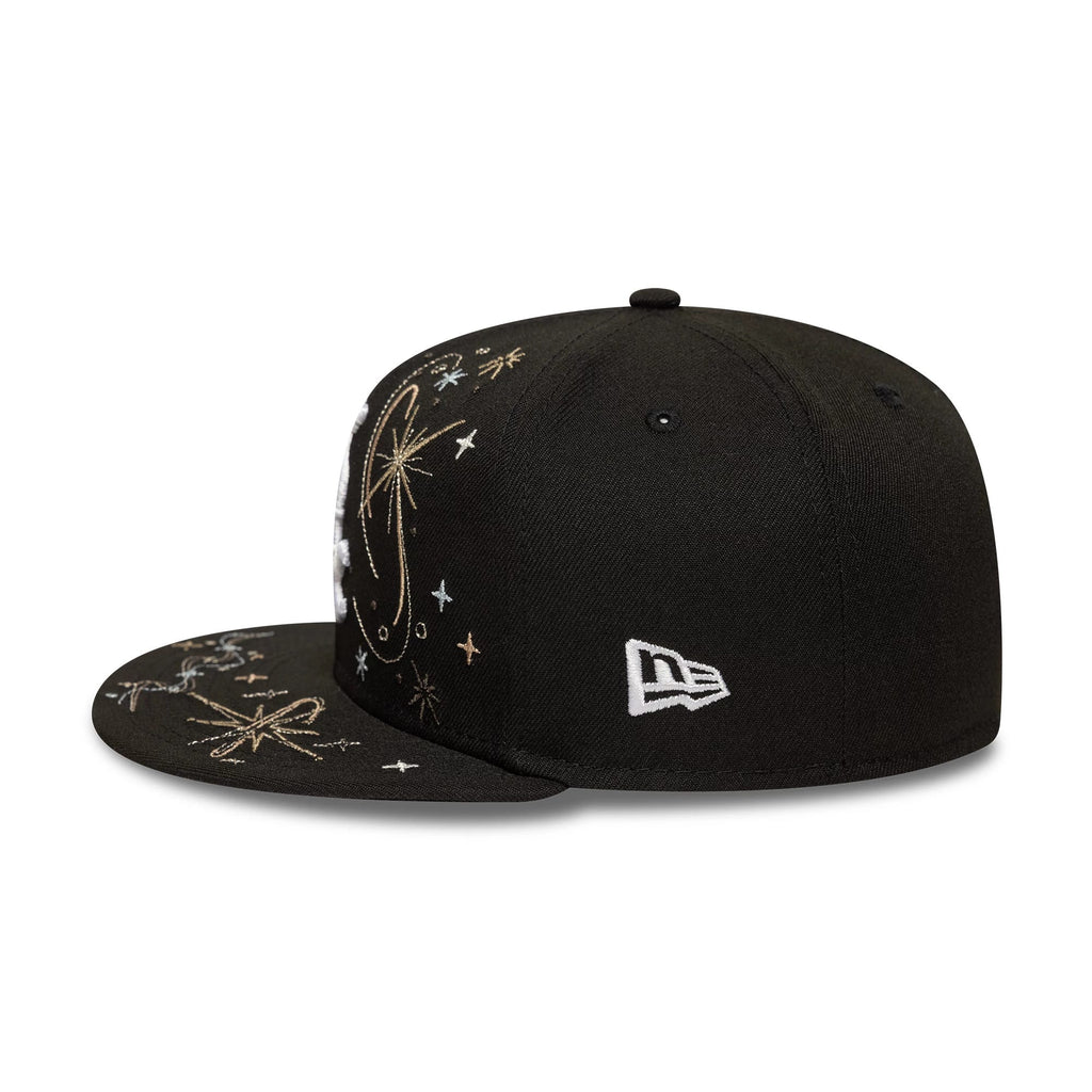 Chicago White Sox MLB Zodiac Black 59FIFTY Fitted Cap
