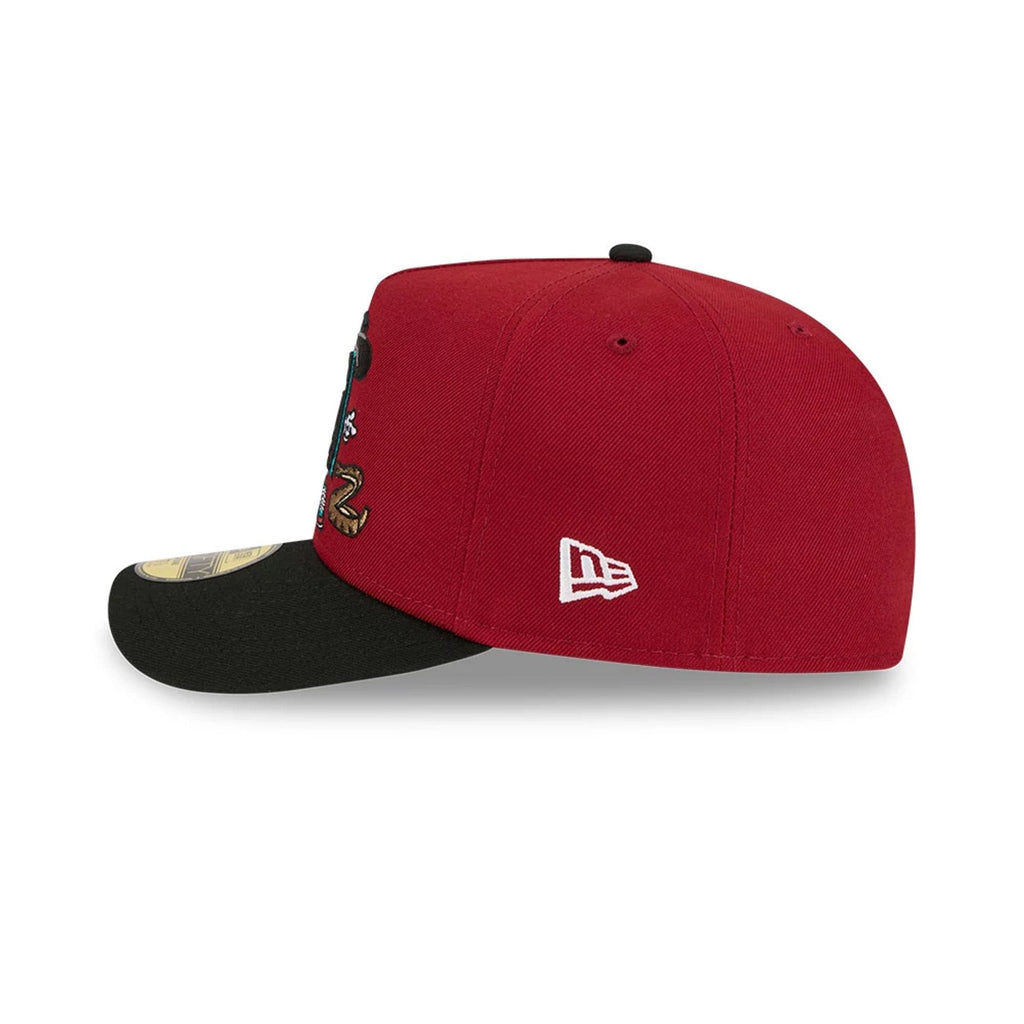 Arizona Diamondbacks MLB Cartoon Dark Red 59FIFTY A-Frame Fitted Cap