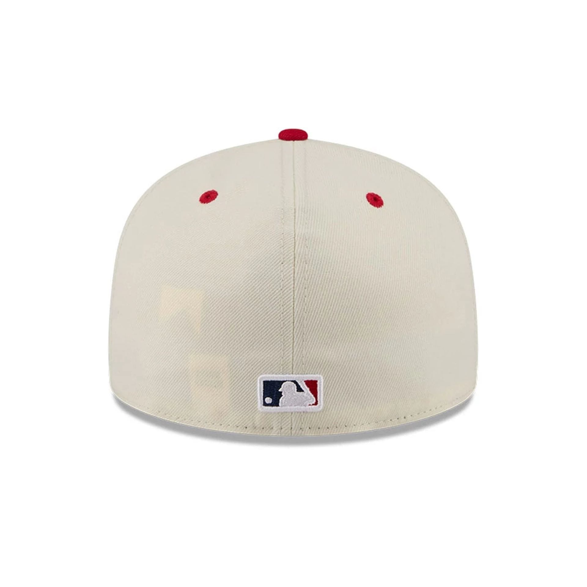 Boston Red Sox MLB 4th Of July 2026 Cream 59FIFTY Fitted Cap