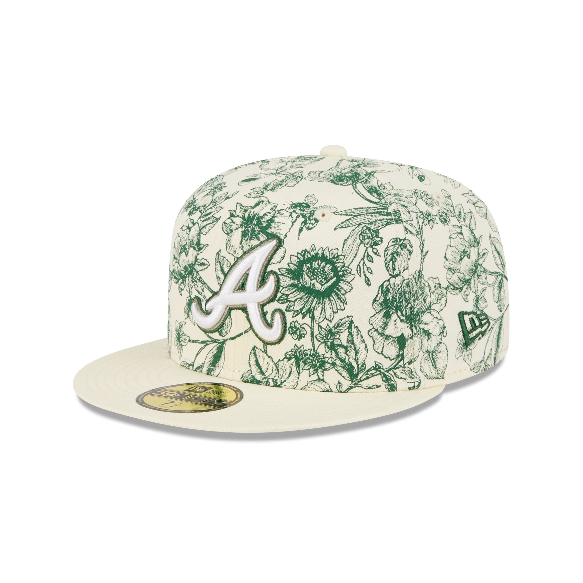 Atlanta Braves Spring Floral 59FIFTY Fitted Hat