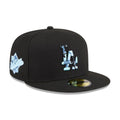 LA Dodgers MLB Camo Infill Black 59FIFTY Fitted Cap
