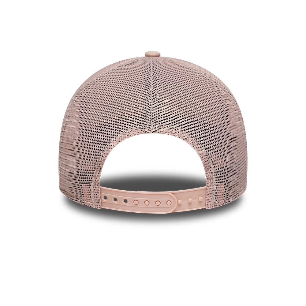 LA Dodgers MLB Outline Pastel Pink 9FORTY E-Frame Trucker Adjustable Cap