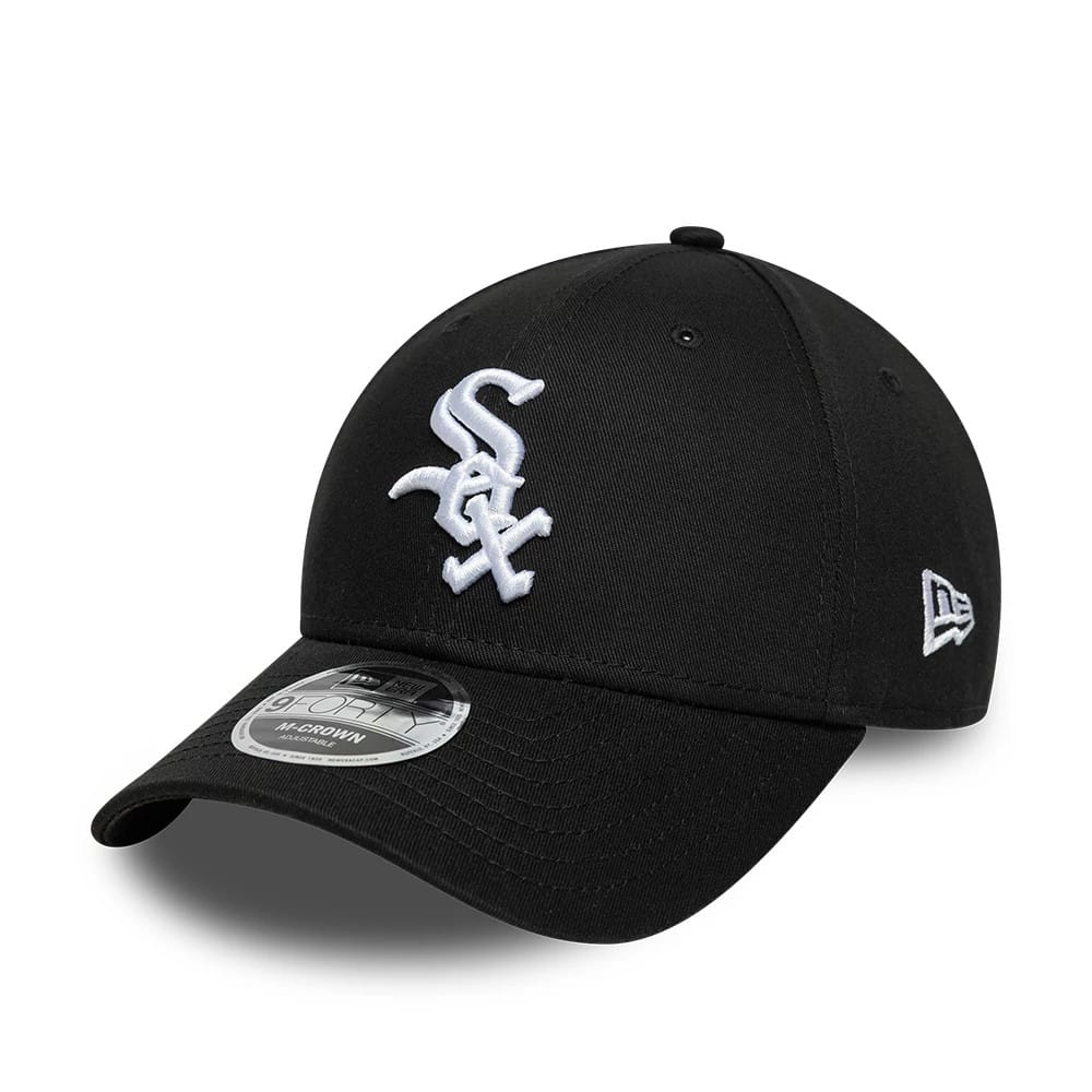 Chicago White Sox MLB Side Script Black 9FORTY M-Crown Adjustable Cap