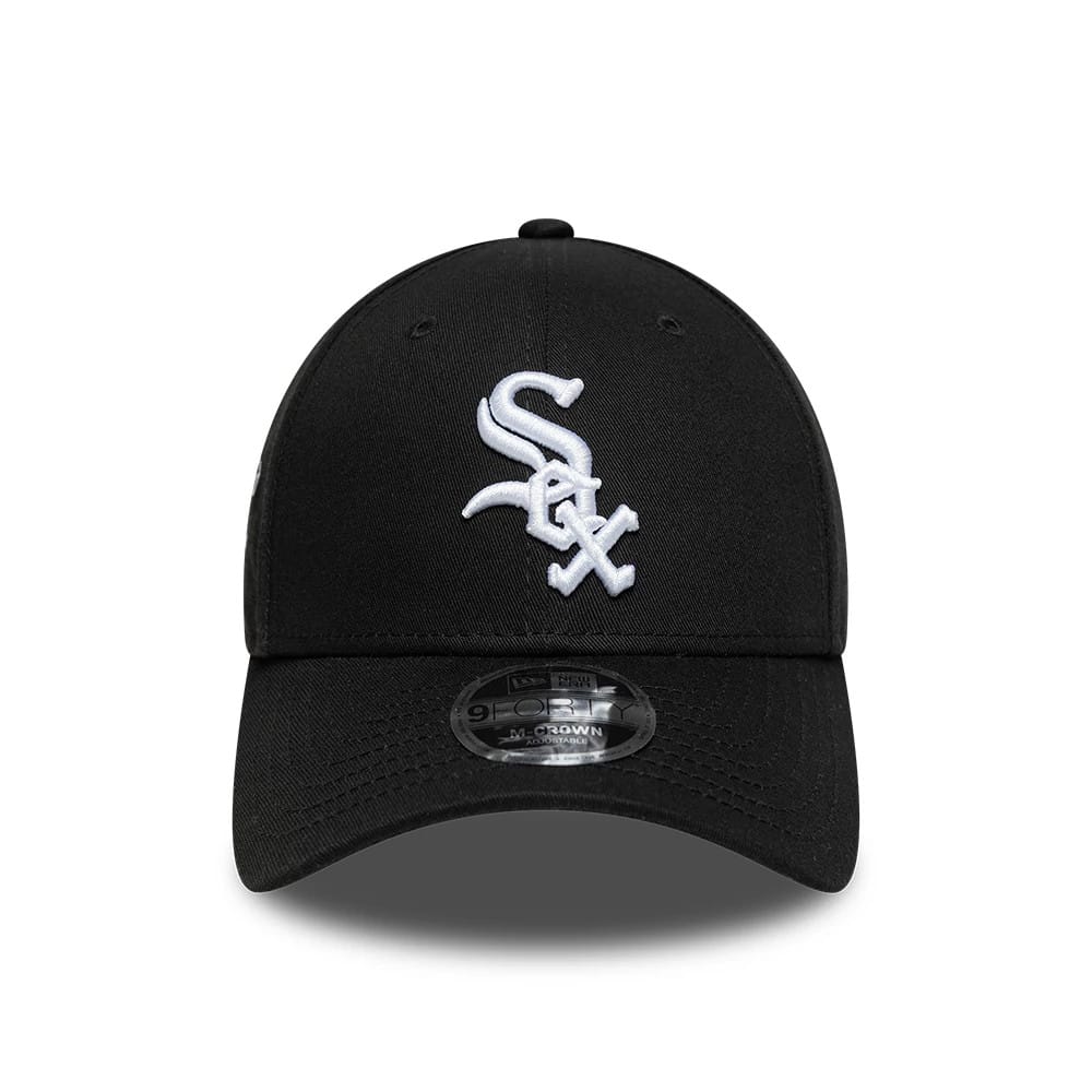 Chicago White Sox MLB Side Script Black 9FORTY M-Crown Adjustable Cap