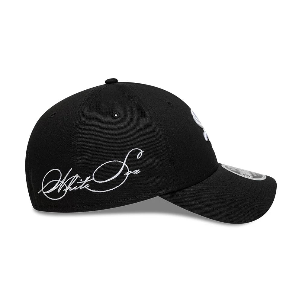 Chicago White Sox MLB Side Script Black 9FORTY M-Crown Adjustable Cap