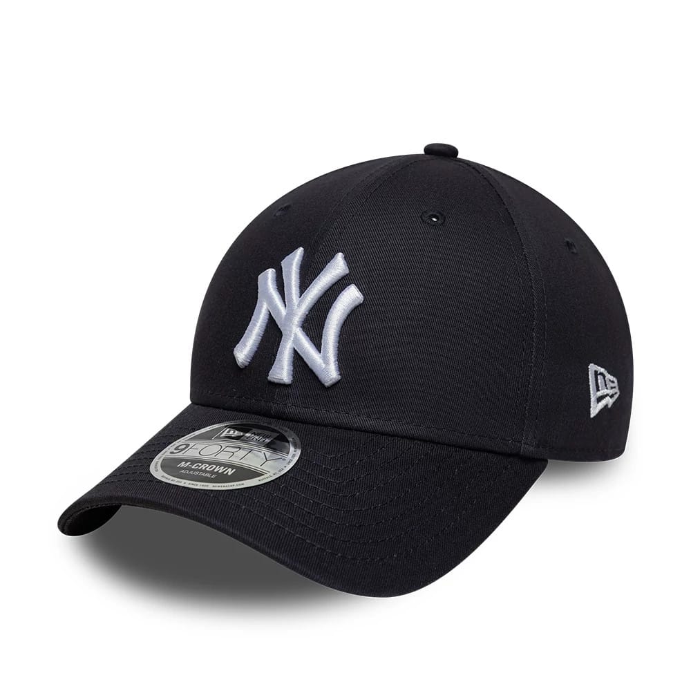 New York Yankees MLB Side Script Navy 9FORTY M-Crown Adjustable Cap