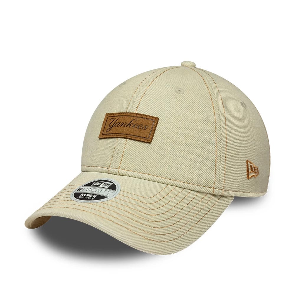 New York Yankees Womens MLB Denim Cream 9TWENTY Adjustable Cap