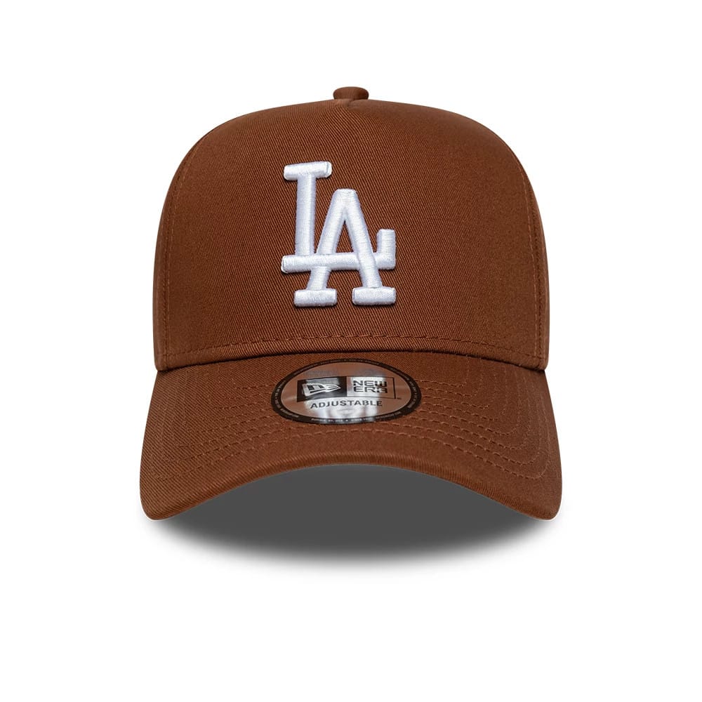 LA Dodgers MLB League Essential Brown 9FORTY E-Frame Adjustable Cap