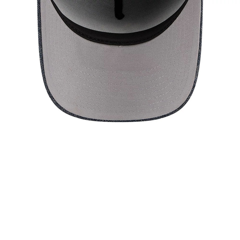 Yankees MLB Herringbone Denim Navy 59FORTY A-Frame Fitted Cap