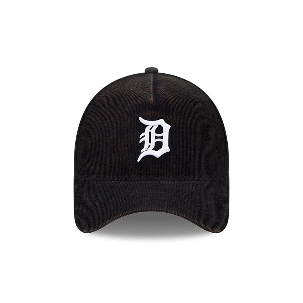 Tigers MLB Snow Wash Cord Black 59FORTY A-Frame Fitted Cap