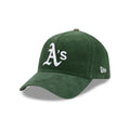 Athletics MLB Snow Wash Cord Dark Green 59FORTY A-Frame Fitted Cap