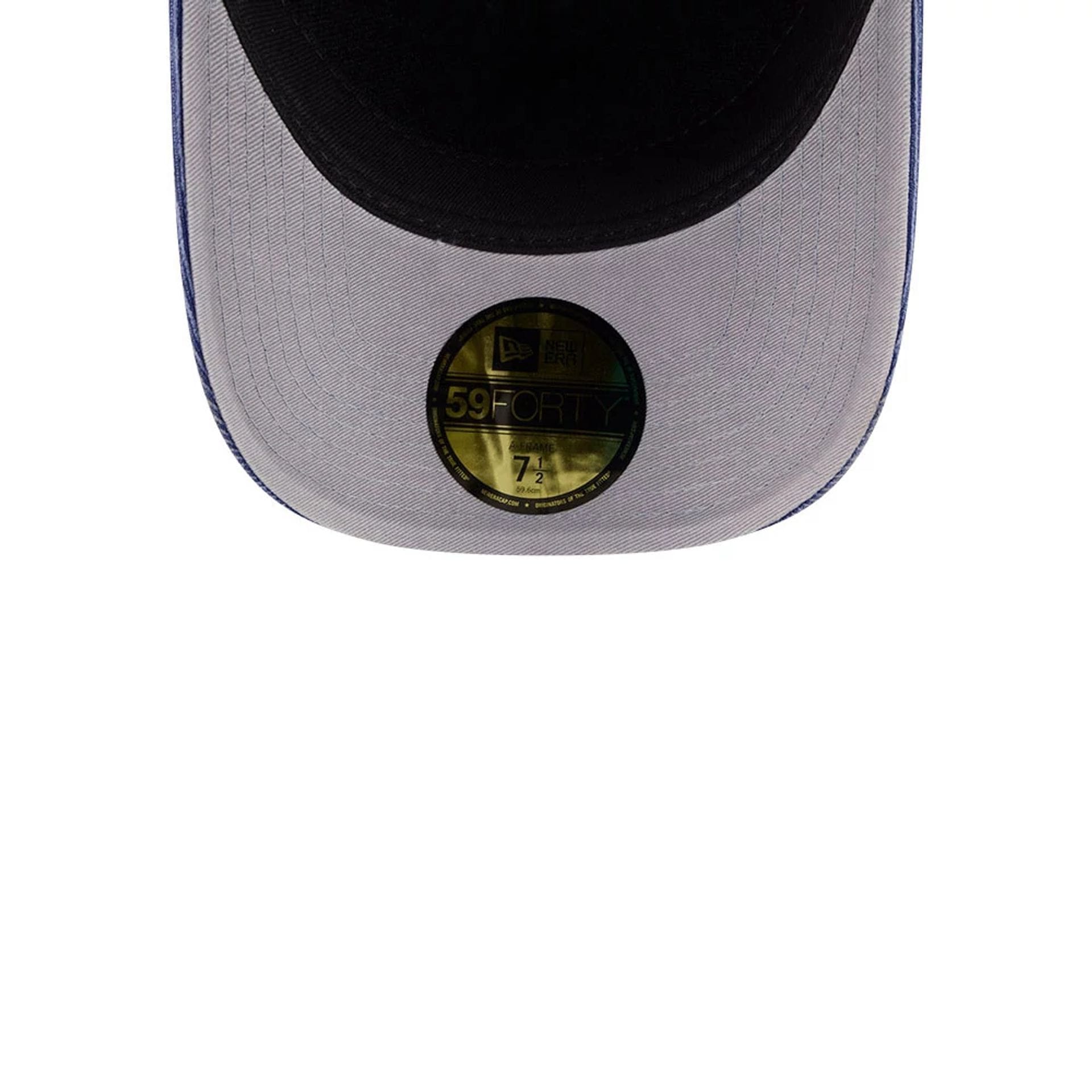 Dodgers MLB Snow Wash Cord Dark Blue 59FORTY A-Frame Fitted Cap