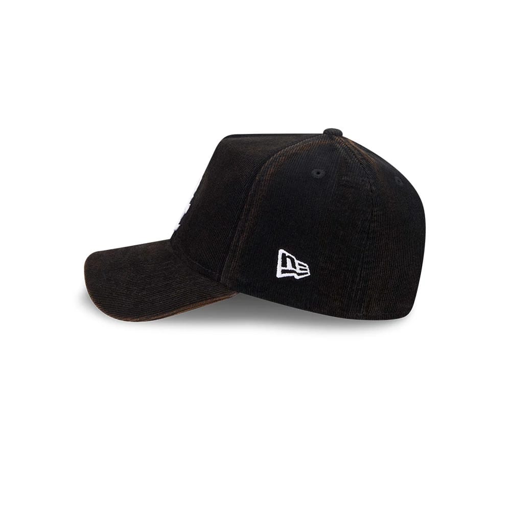 White Sox MLB Snow Wash Cord Black 59FORTY A-Frame Fitted Cap