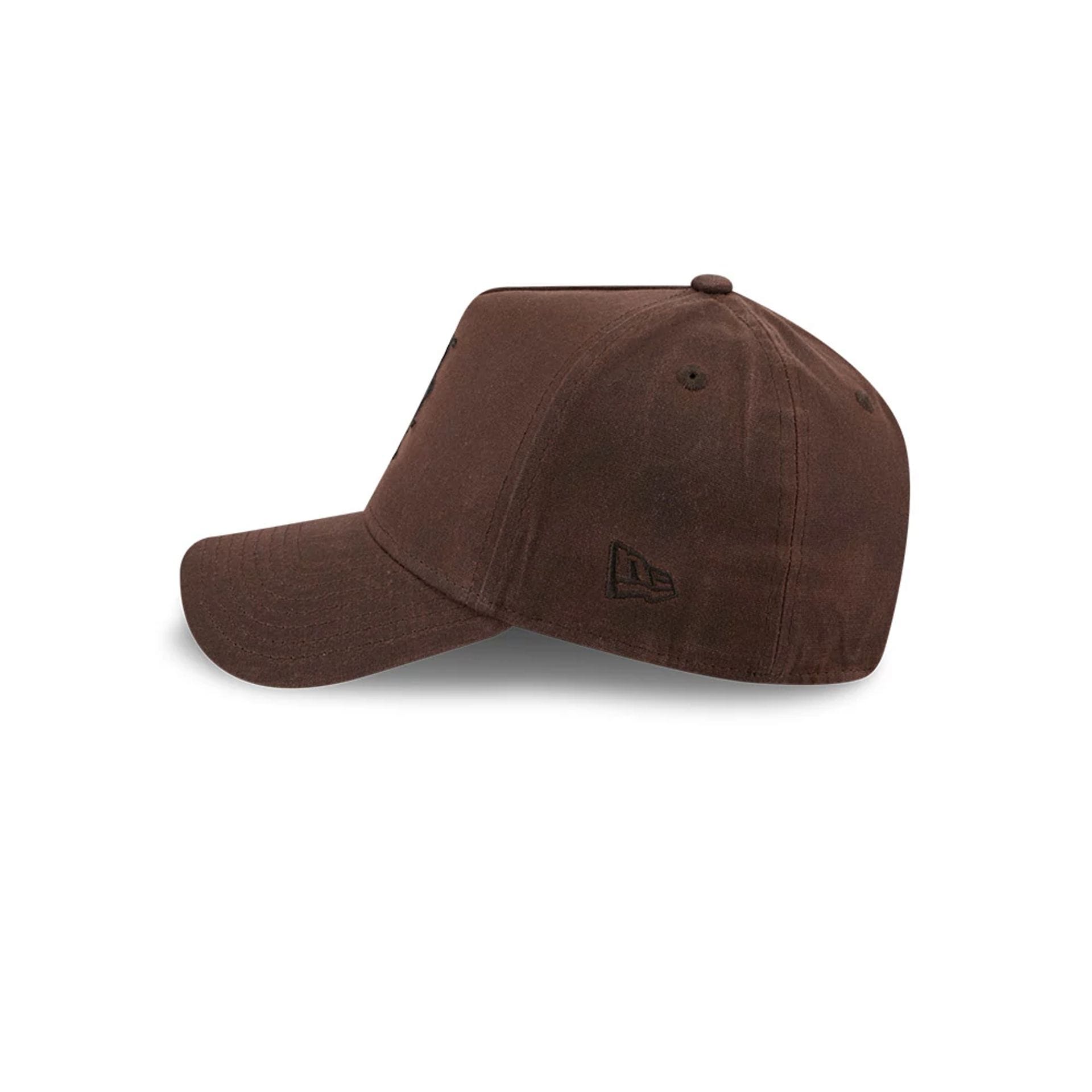 Mets MLB Waxy Canvas Open Brown 59FORTY A-Frame Fitted Cap