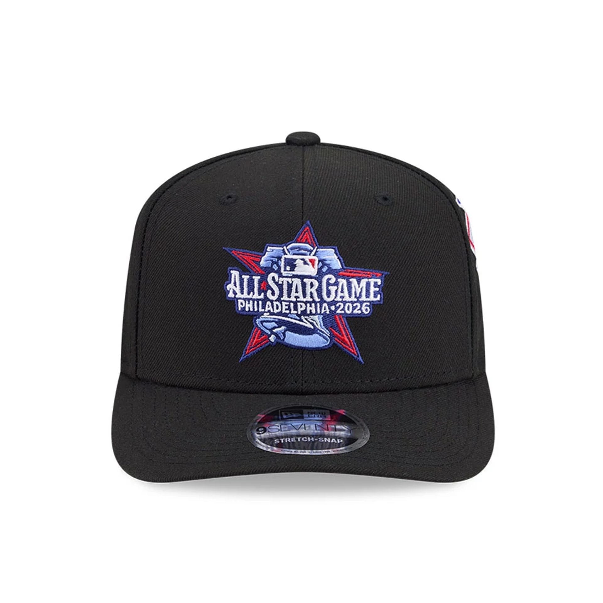Phillies MLB All Star Game Black 9SEVENTY Stretch Snap Adjustable Cap