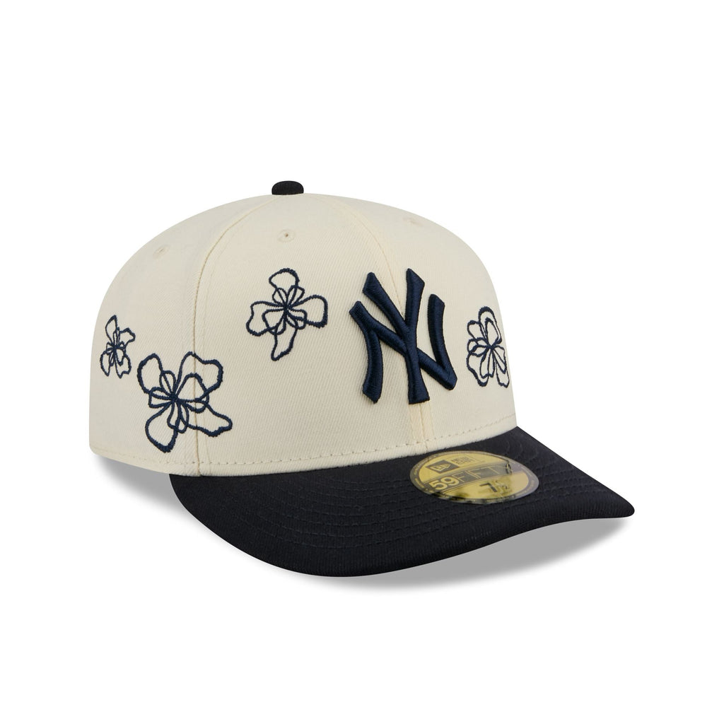 New York Yankees Floral Outline 59FIFTY Fitted Hat