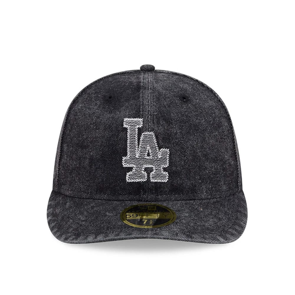 LA Dodgers MLB 59FIFTY Day Black Low Profile 59FIFTY Fitted Cap