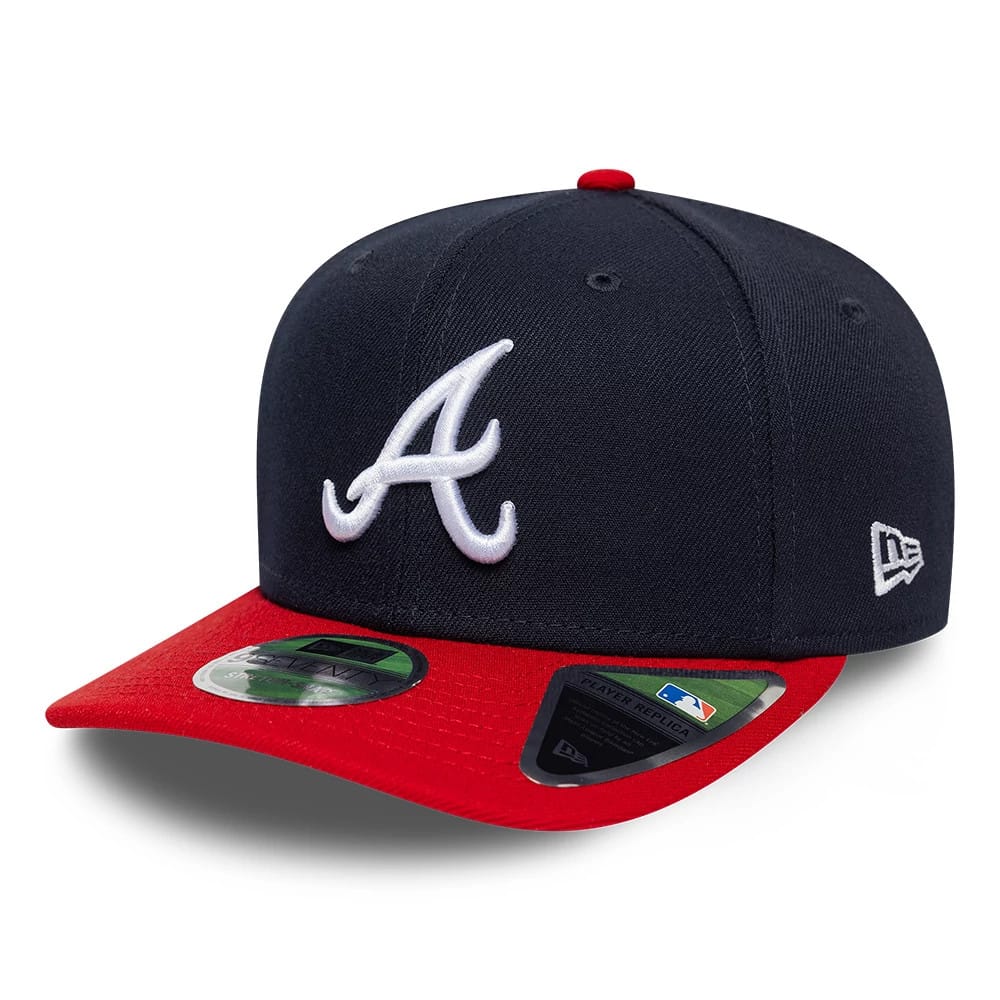 Atlanta Braves MLB Player Replica Navy 9SEVENTY Stretch Snap Adjustable Cap