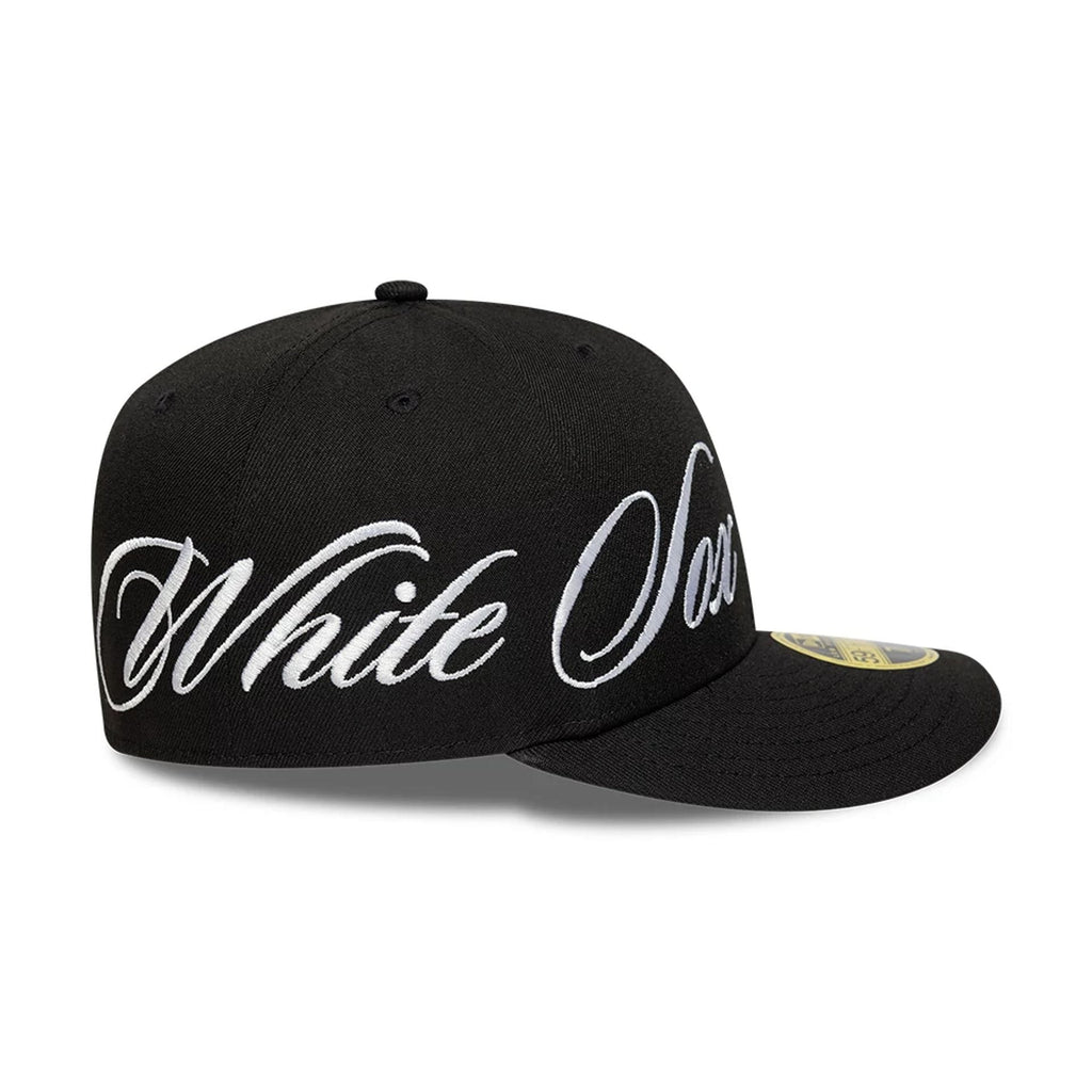 Chicago White Sox MLB Side Script Black Low Profile 59FIFTY Fitted Cap