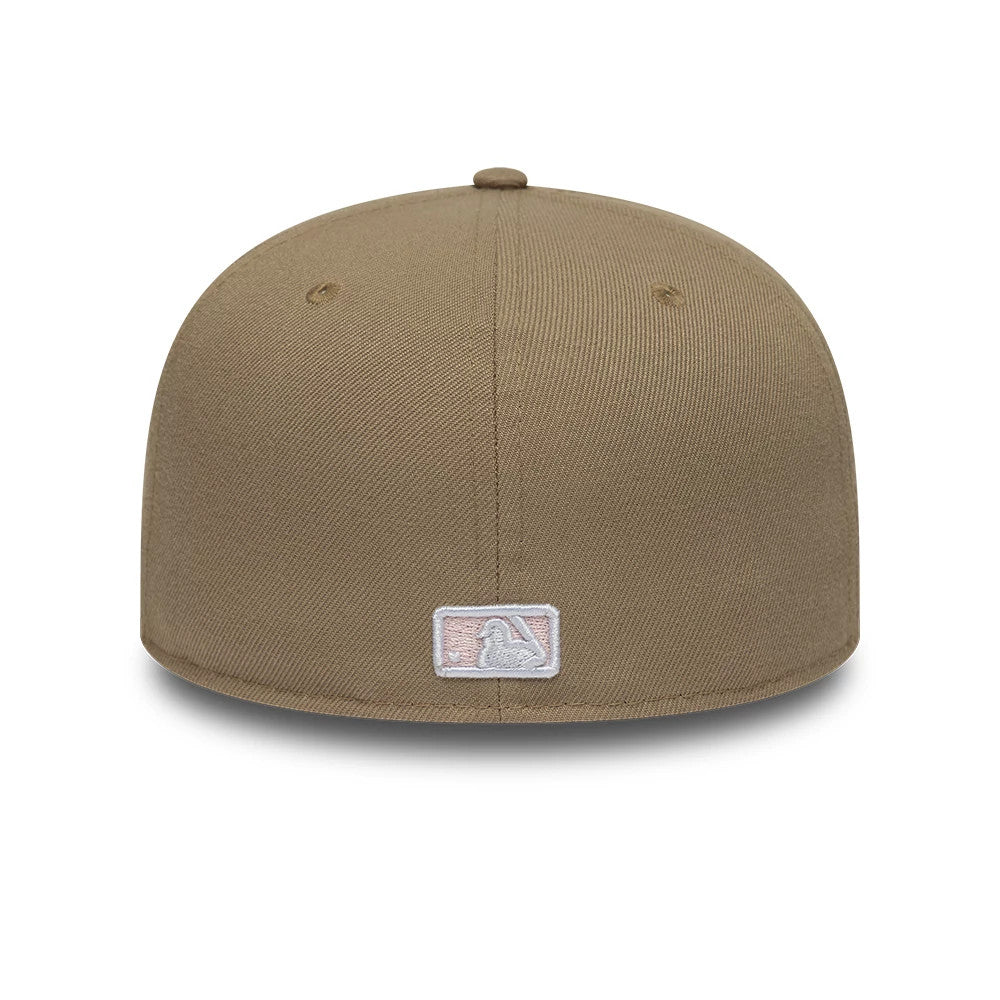 Chicago White Sox MLB Floral Outline Beige 59FIFTY Fitted Cap
