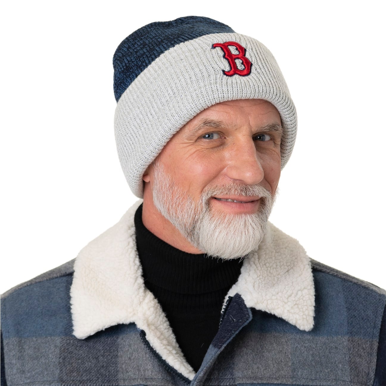 MLB Red Sox Twotone Beanie Hat