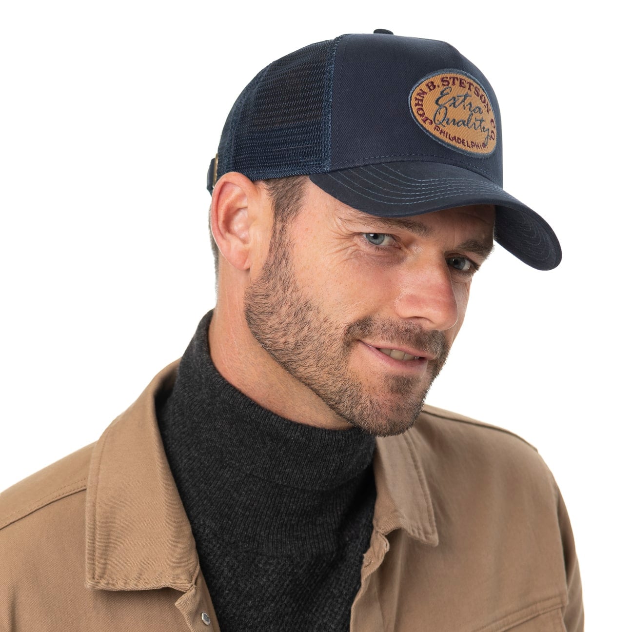 Vintage Brushed Twill Trucker Cap