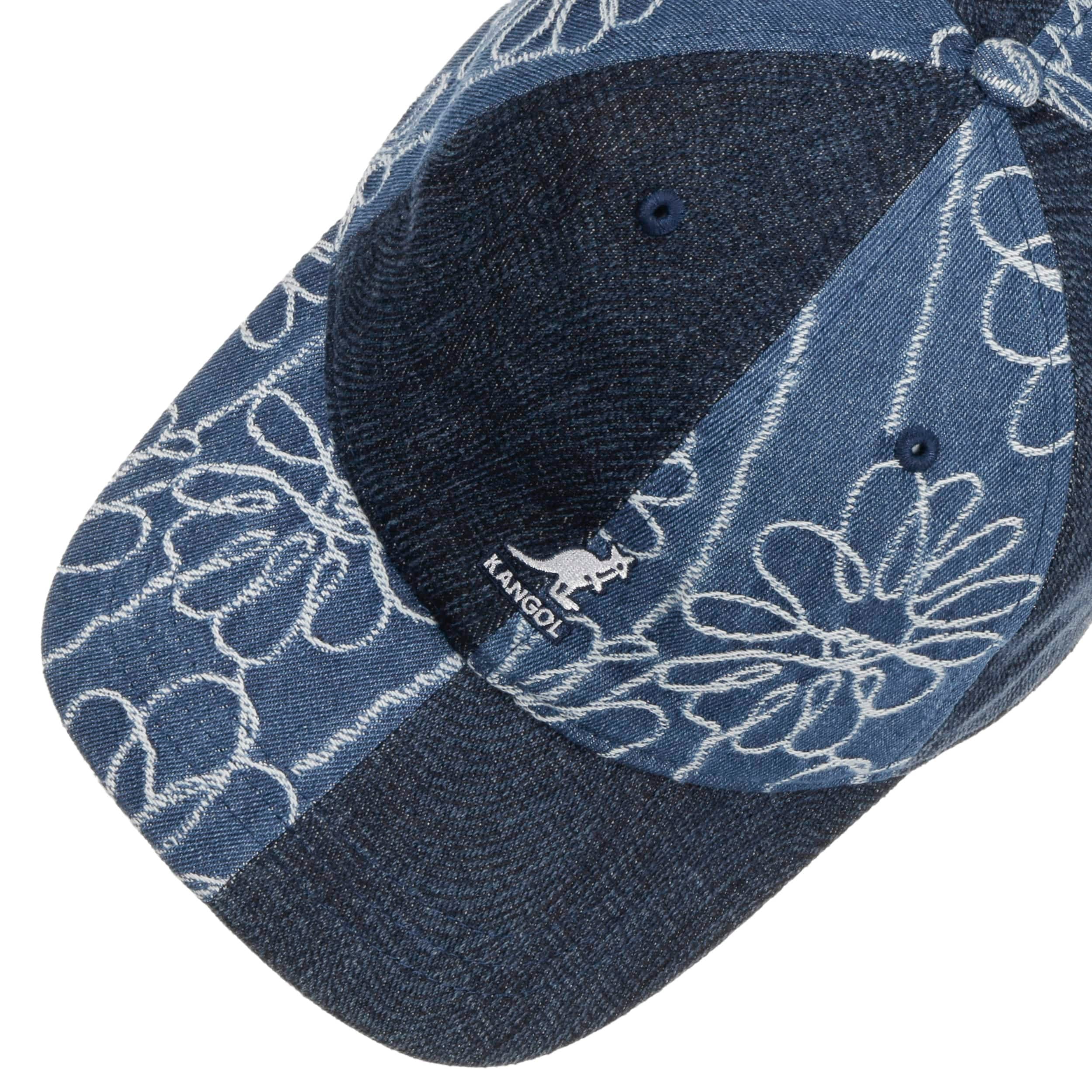 Denim Flower Mashup Cap