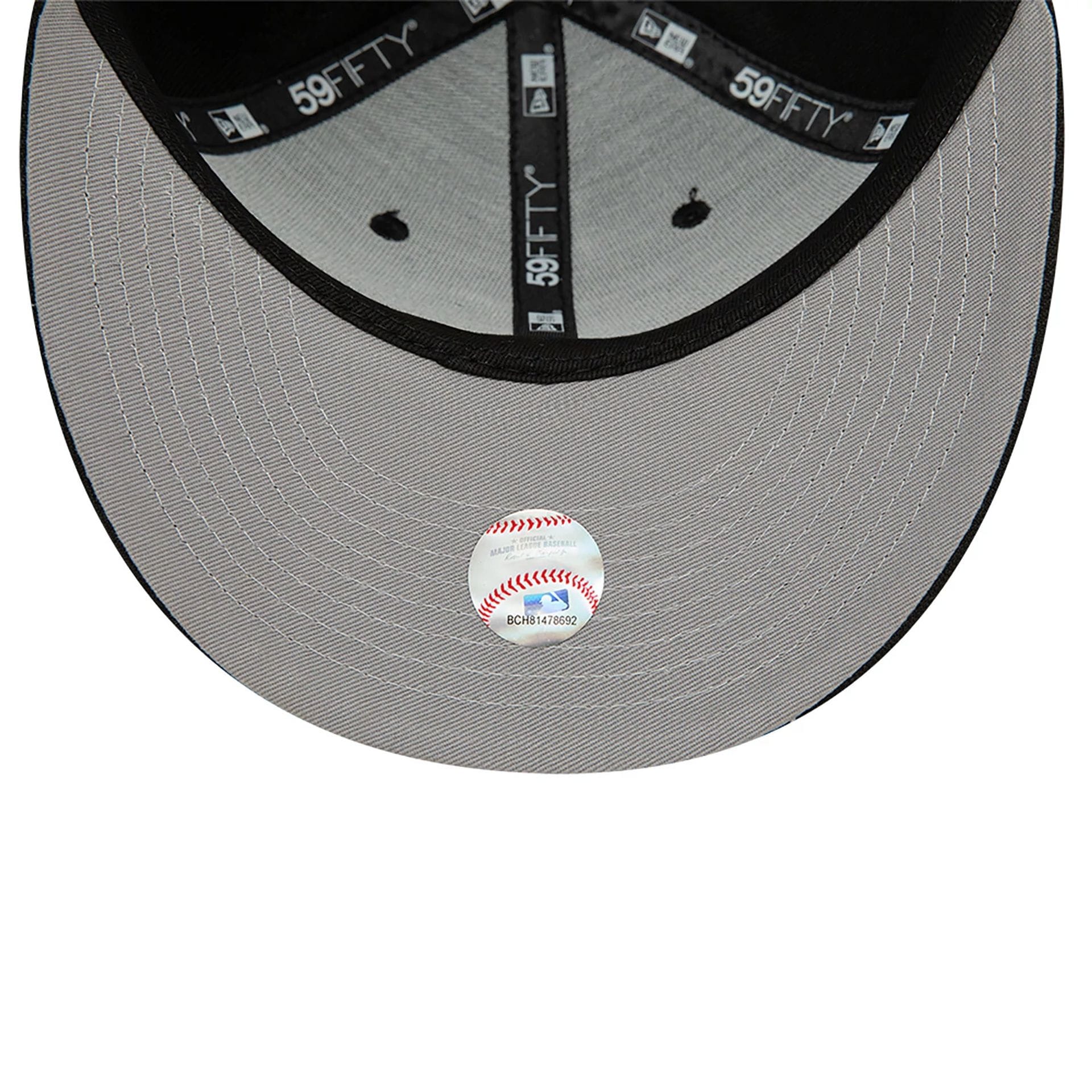 Atlanta Braves MLB Black Low Profile 59FIFTY Fitted Cap