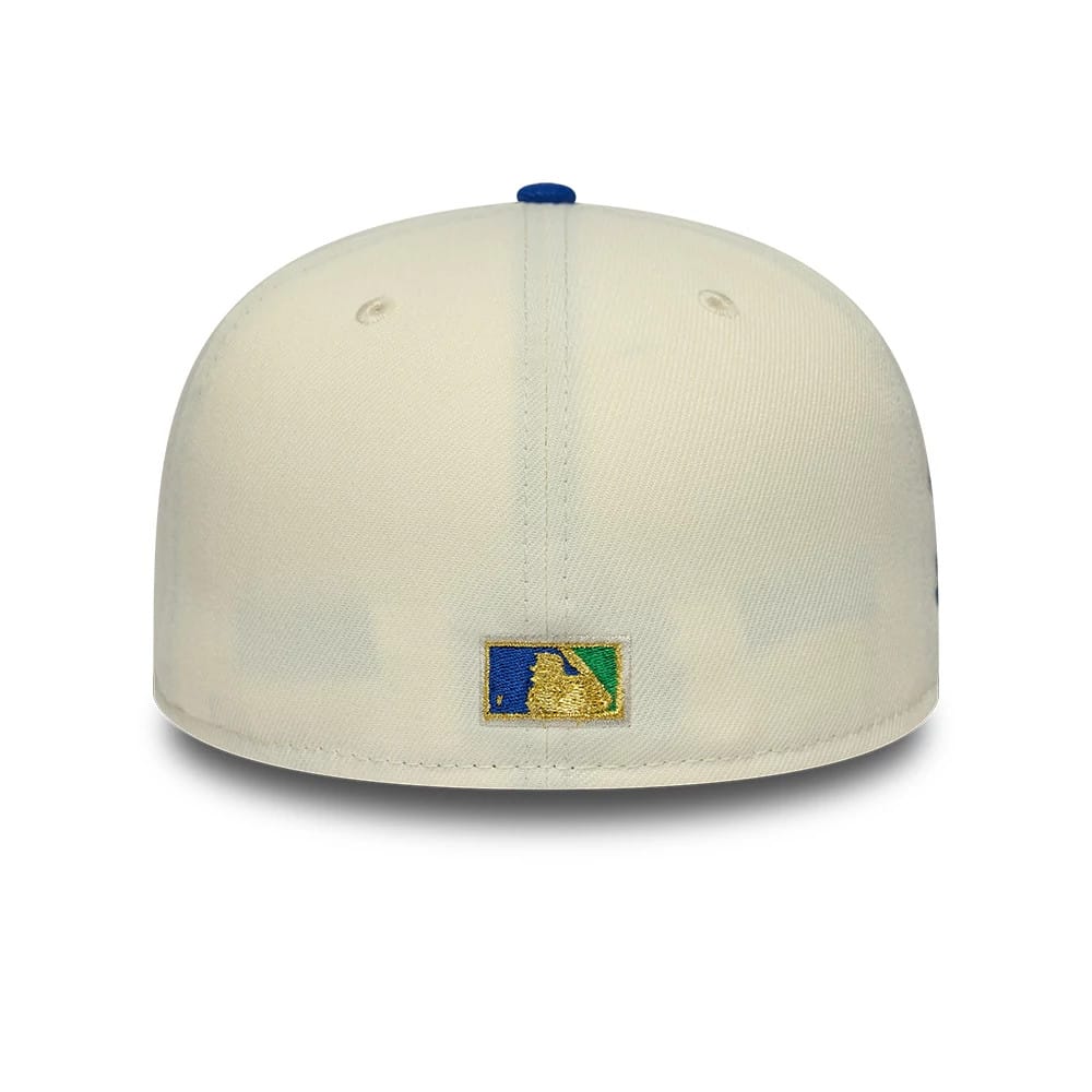 Texas Rangers MLB Cooperstown White & Blue 59FIFTY Fitted Cap