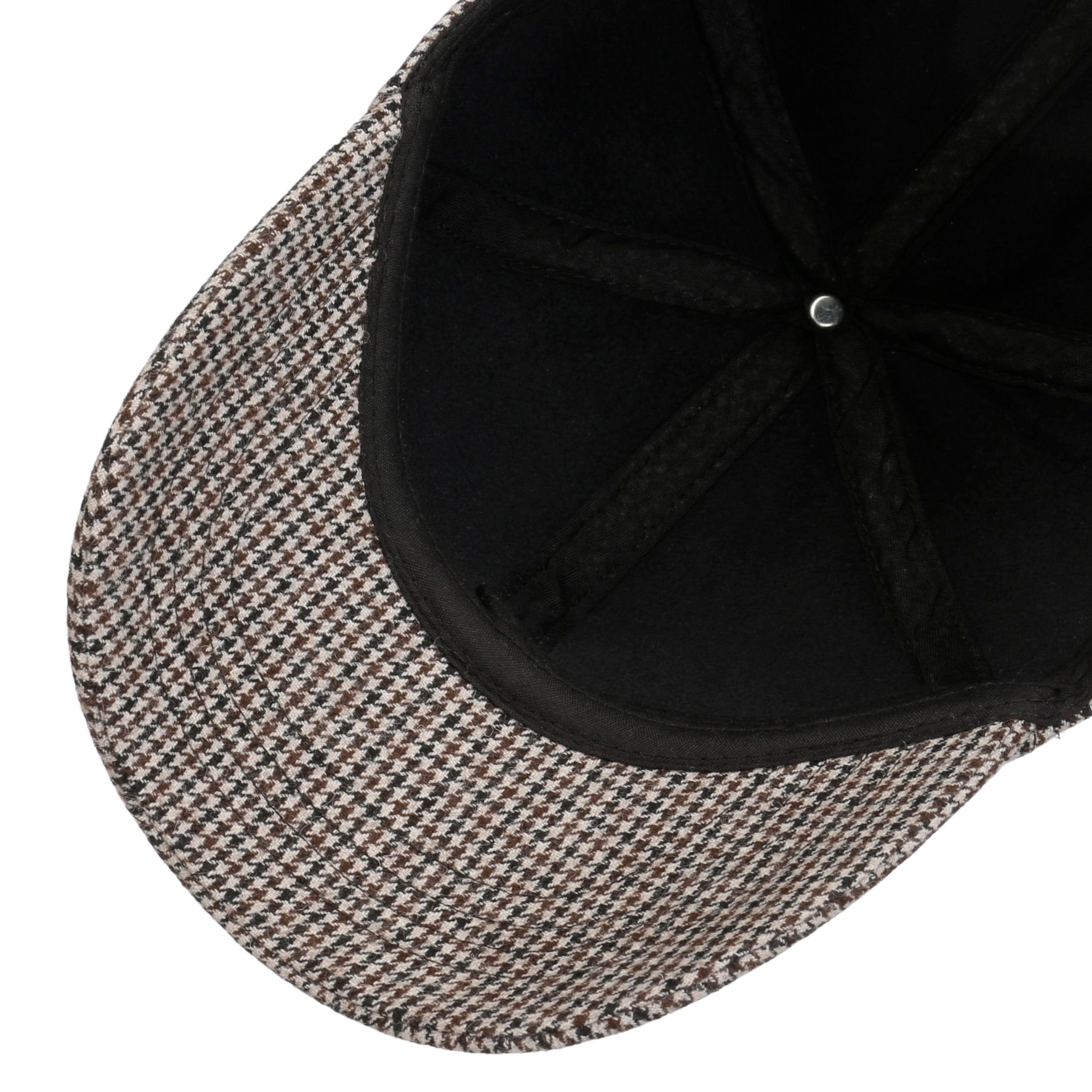 Fine Houndstooth Cap